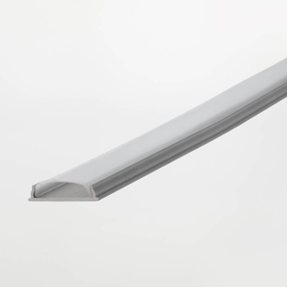 Profilo FLESSIBILE da 1 e 2m in alluminio per strisce LED