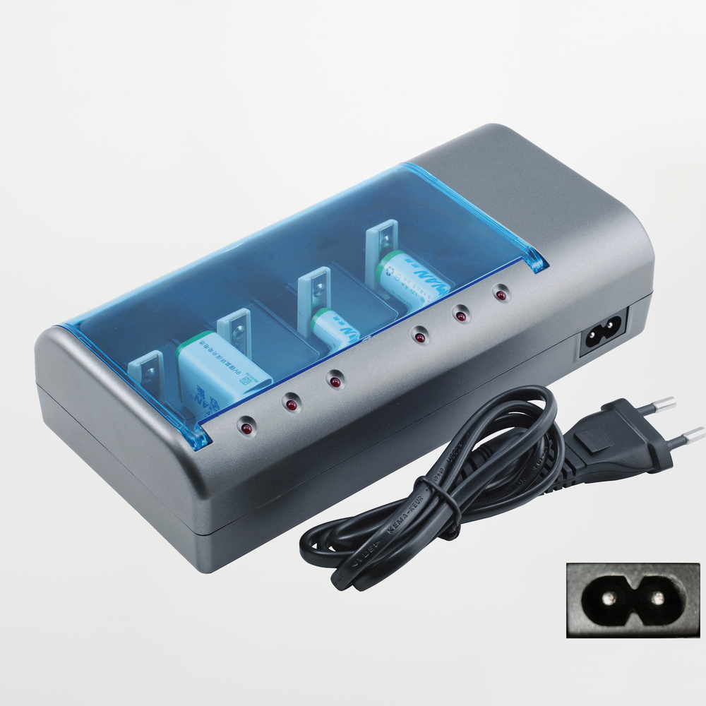 Caricabatterie Universale · Ricarica Contemporanea di Diverse Batterie -  Alimentatori - Materiale elettrico