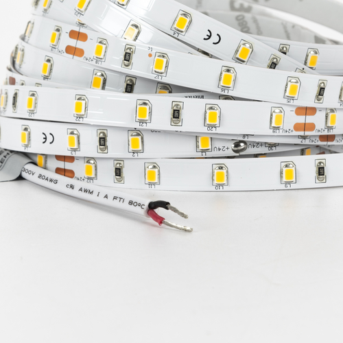 Strisce LED 24V · Bobina 5 m · Alta resa · Per interno · Bianco Caldo 3.000°K · Flessibile