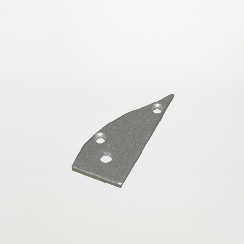 N. 10 tappi in alluminio con foro passacavi per profilo per velettature o battiscopa PA.282