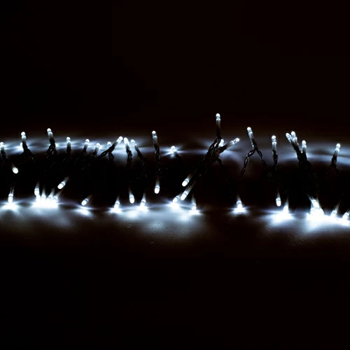 Luci Natale Batteria, 100 LED Bianco Puro, Luci Pazze