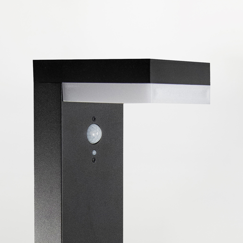 Illuminazione Vialetti · Bollard Pedonale Solare · H = 50 cm · Con Sensore di Movimento e Crepuscolare