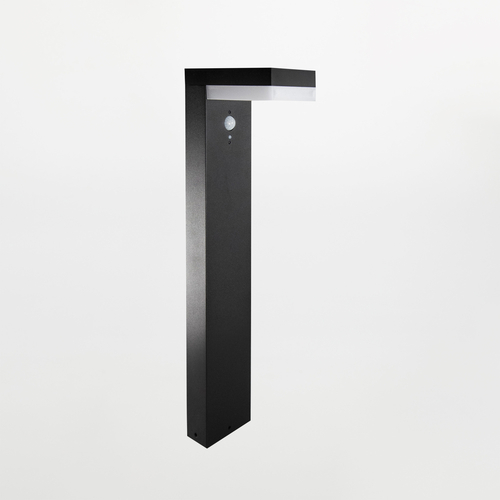 Illuminazione Vialetti · Bollard Pedonale Solare · H = 50 cm · Con Sensore di Movimento e Crepuscolare