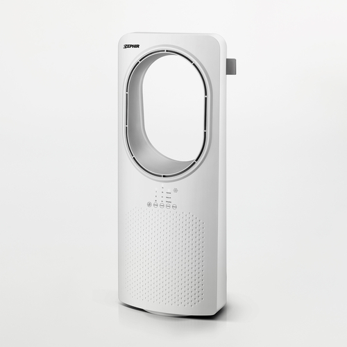 Ventilatore a Torretta Bladeless · Senza Pale · Comando Touch o Telecomando · Oscillante