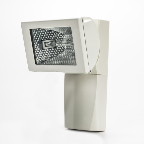 Faro Alogeno Orientabile · 150W · In Alluminio e Materiale Plastico · Bianco · Uso Esterno