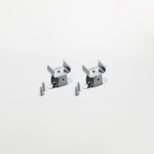 Kit 2 clip per fissaggio orientabili