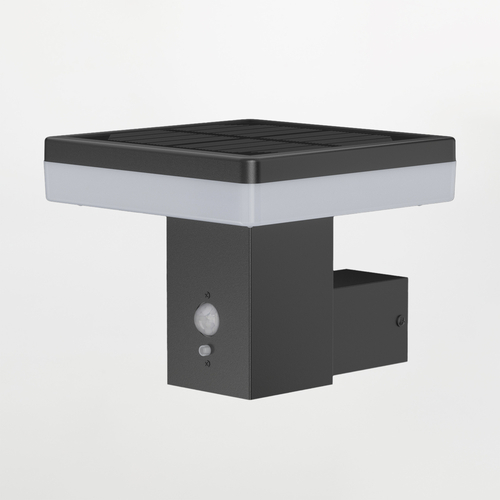 Applique Solare LED · A Parete Solare · Per esterno · 4.000° K · Con rilevatore di presenza e sensore crepuscolare