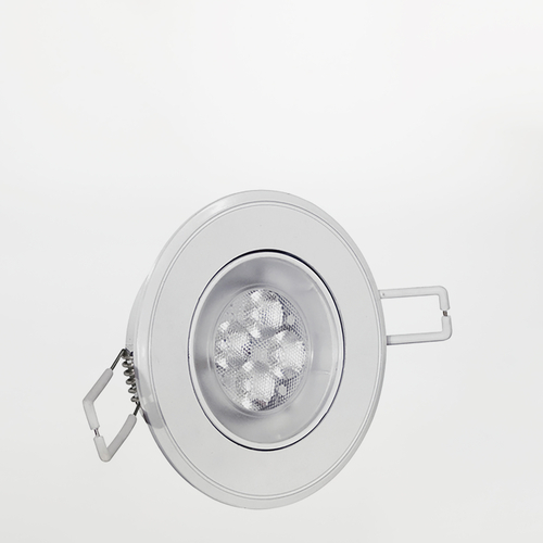 Faretto MultiLED · Da incasso · 4 LED · 6W · Bianco Caldo 3.000°K · Verniciato Bianco