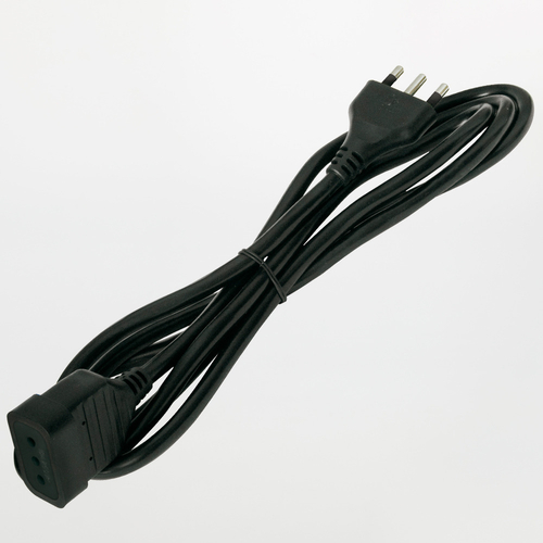 Prolunga Lineare · 5 metri · Spina 16A · Presa 10/16A · Colore Nero