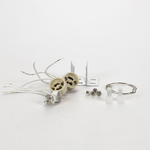 Incasso in Gesso per Controsoffitto · Doppio · Forma Rettangolare · Per Lampadine Ø 50mm