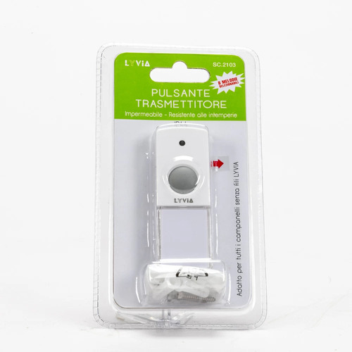 Pulsante trasmettitore · per Campanello senza filo · Impermeabile
