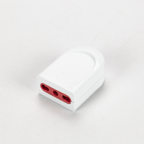 Presa mobile bipasso · 10/16A · 2P+T · In Policarbonato · Colore Bianco