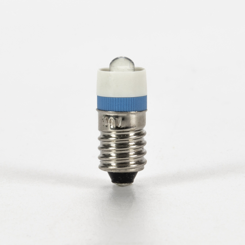 Lampada LED per Segnalazione · 24V · Attacco E10 · Blu · T10x25