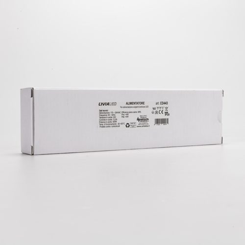 Alimentatore per Strisce LED · Stabilizzato · 24V · 300W · Per Uso Interno IP20