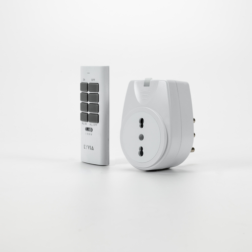 Kit Spina/Presa telecomandata ON/OFF · Telecomando 12 canali · Carico Max. 3680W