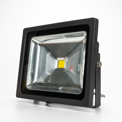 Proiettore LED · Blackline · 50W · 4100K · 3600lm · In Alluminio · Alta Efficienza Luminosa