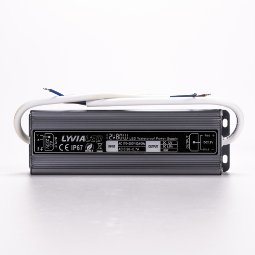 Alimentatore Stagno Switching · 12V · 80W · Dimensioni Compatte · Per Esterno · 1 Uscita