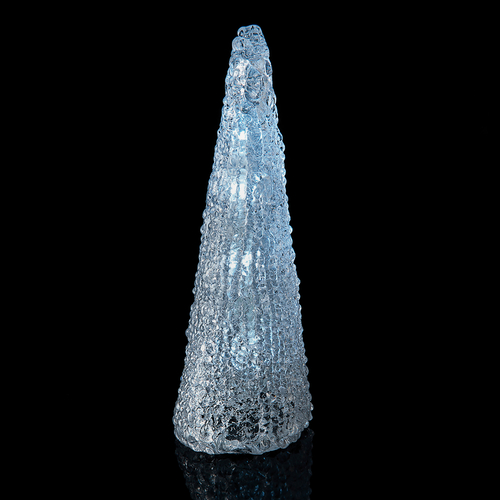 Cono Luminoso · In Tecnopolimero Trasparente · Bianco Freddo · Luce Fissa e Intermittente