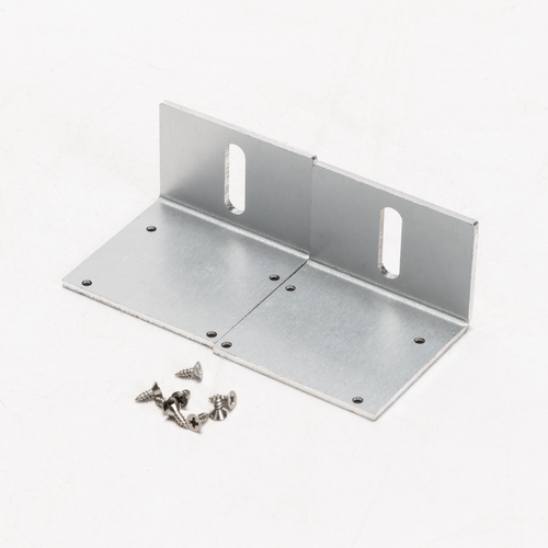 Kit di 2 Staffe Angolari · Completo di 8 Viti · Per Fissaggio Muro