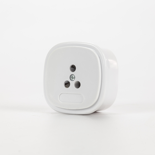 Presa telefonica tripolare da parete bianca