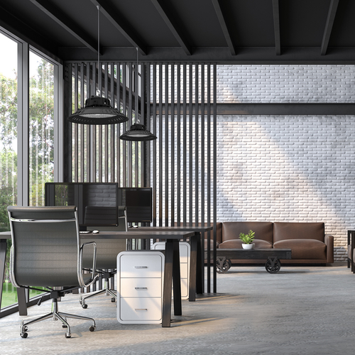 Sospensioni industriali LED