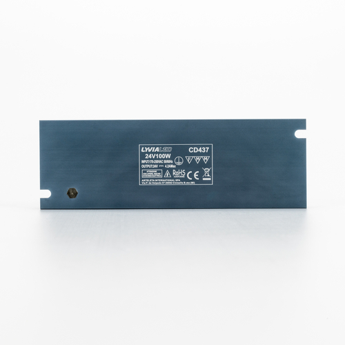 Alimentatore per Strisce LED · Stabilizzato · 24V · 100W · Per Uso Interno IP20