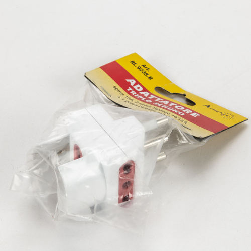 Adattatore Triplo · Schuko · 16A · Colore Bianco
