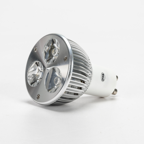 Lampadina LED · Faretto LED · Turbofan · 3 LED x 1W · Attacco GU10 · Bianco Extra Caldo