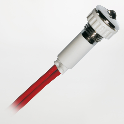 Spia LED · Colore bianco · 48V · Ø 10 mm.