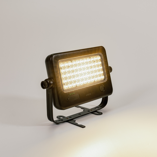 Proiettore LED Solare Bifacciale · Con Sensore Crepuscolare e Rilevatore di Presenza