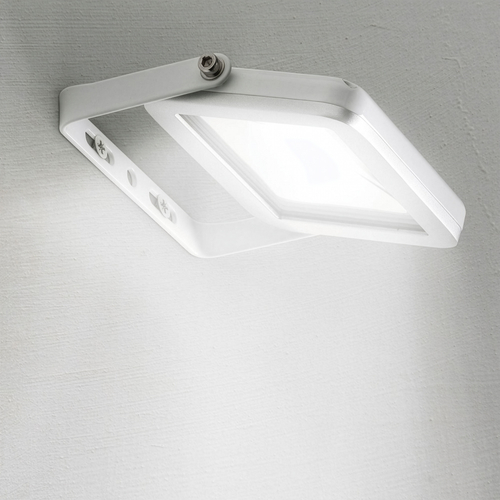 Proiettore LED Ultrapiatto · 10W · Bianco Caldo 2700°K · Per Esterno