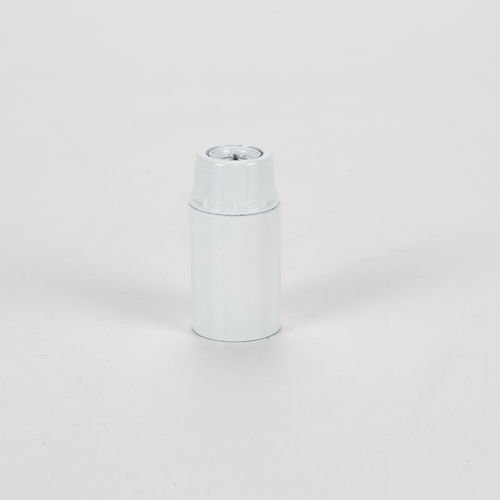 Portalampada Bianco in Bakelite · Attacco E14 · Liscio