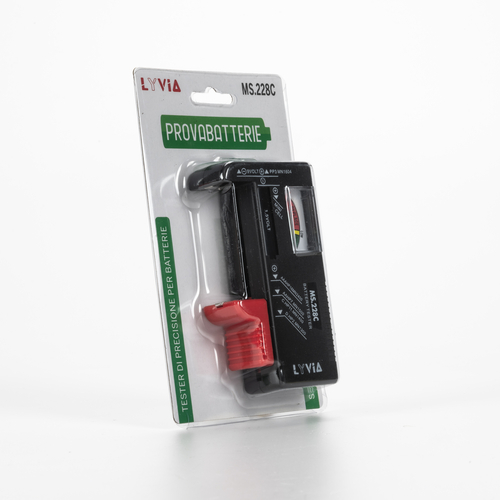 Tester Tascabile · Provabatterie di Precisione · Semplice, Veloce, Pratico
