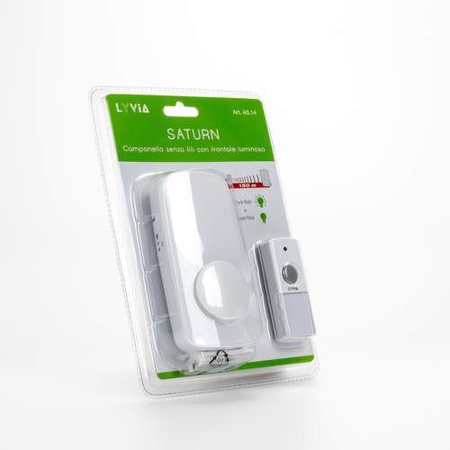 Campanello Portatile Senza Fili · Con Batteria Stilo · Portata 150 metri