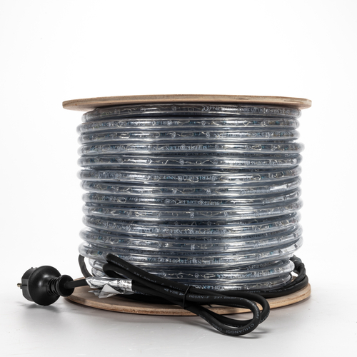 Tubo LED Luminoso 30 LED/m · SUPERLEDflex® · Per Esterno · Ø 12 mm · Giallo · Bobina 50 m