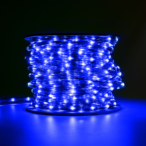 Tubo Luminoso SAMGJO Ø 13 mm 3 vie · Blu · Bobina da 44 metri · IP44 per Esterno