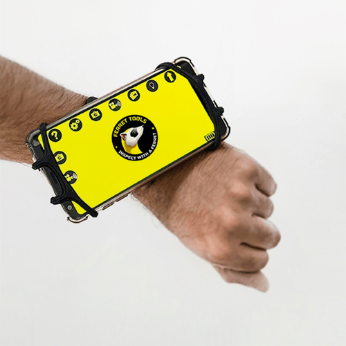 Polsiera · Portacellulare · Ultra Leggero e Manovrabile · Universale per Smartphone da 3,5” a 6”