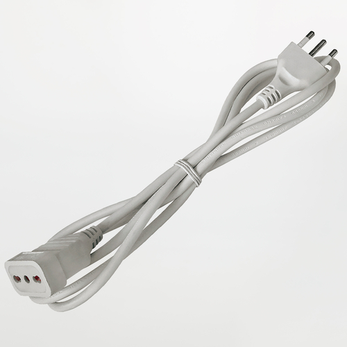 Prolunga Lineare · 8 metri · Spina 16A e Presa 10/16A · Colore Bianco · Carico Max 3500W