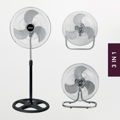 Ventilatore Multiposizione · 3 in 1 · 3 Differenti stand di posizionamento