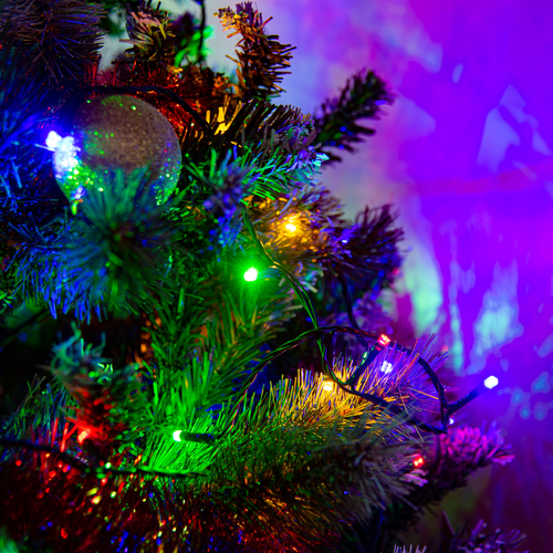 Luci di Natale Bi-LED · 150 LED a 2 Colori · Luci Pazze Multicolor e Bianco Puro