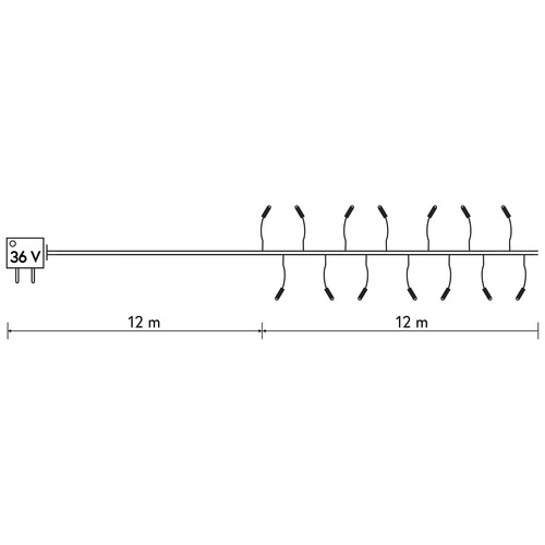 Luci di Natale Bi-LED · 150 LED a 2 Colori · Luci Pazze Multicolor e Bianco Puro