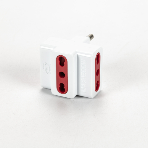 Adattatore Triplo · 16A · Colore Bianco