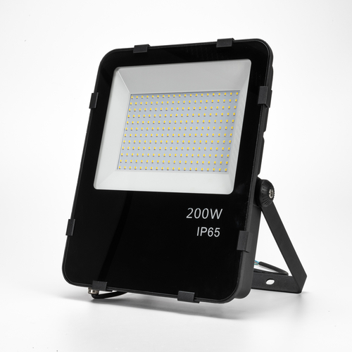 Faro LED Simmetrico · 200W · Bianco Freddo 5.000° K · In Allumnio · Massima Resa Luminosa