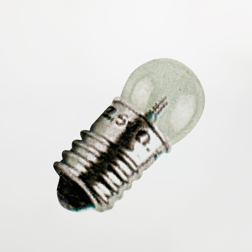 Lampada Nana a Filamento · Sferetta 4,8 V · 1,44 W · Ricambio per Torce