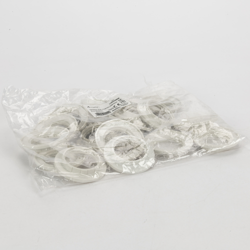 Ghiera bianca per portalampade · Attacco E14