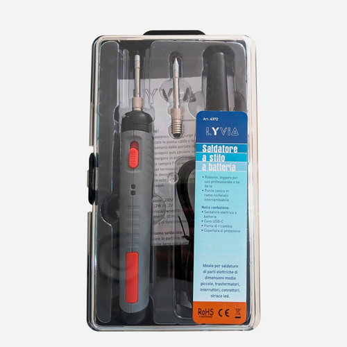 Saldatore stilo · A Batteria · Ricaricabile