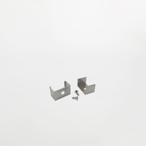 Set N°2 Clip per fissaggio profili · Colore Acciaio