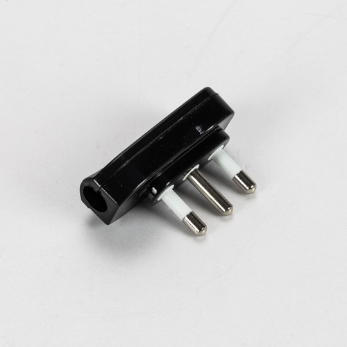 Spina mobile piatta · 16A · 2P+T · In Policarbonato · Colore Nero