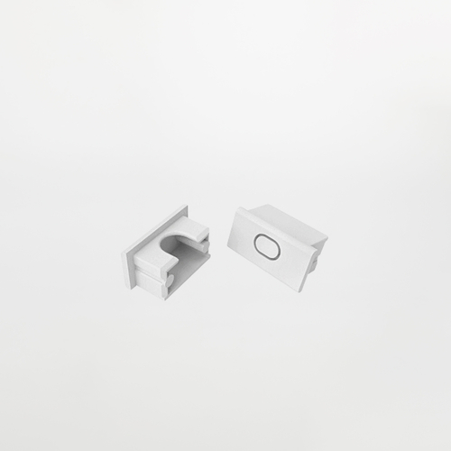 Set 2 tappi in plastica per profilo basso per superficie PA.362.B