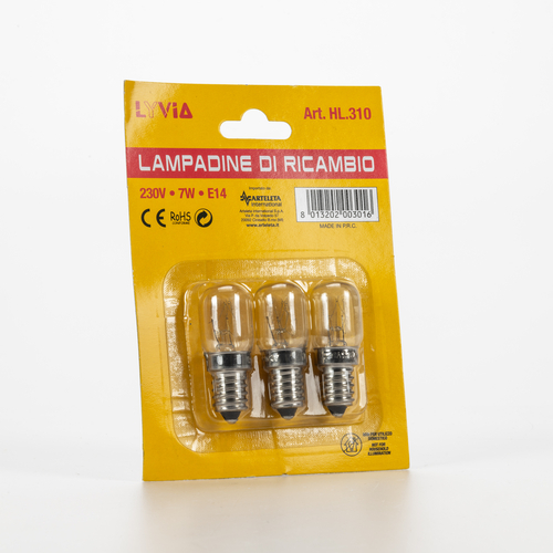 Lampadine di ricambio · per ART. HL.223 - HL.300 · 7W · E 14